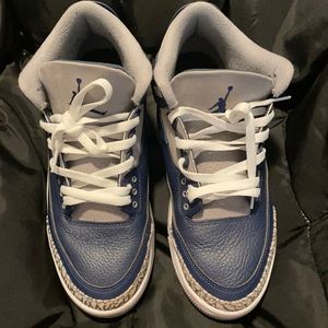 Nike air Jordan 3 retro navy blue white gray